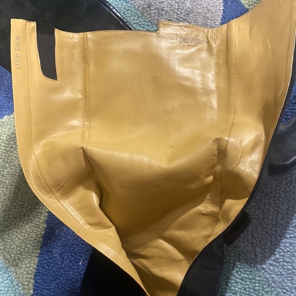 137. Nine West leather tall boots - Picture 3 of 14
